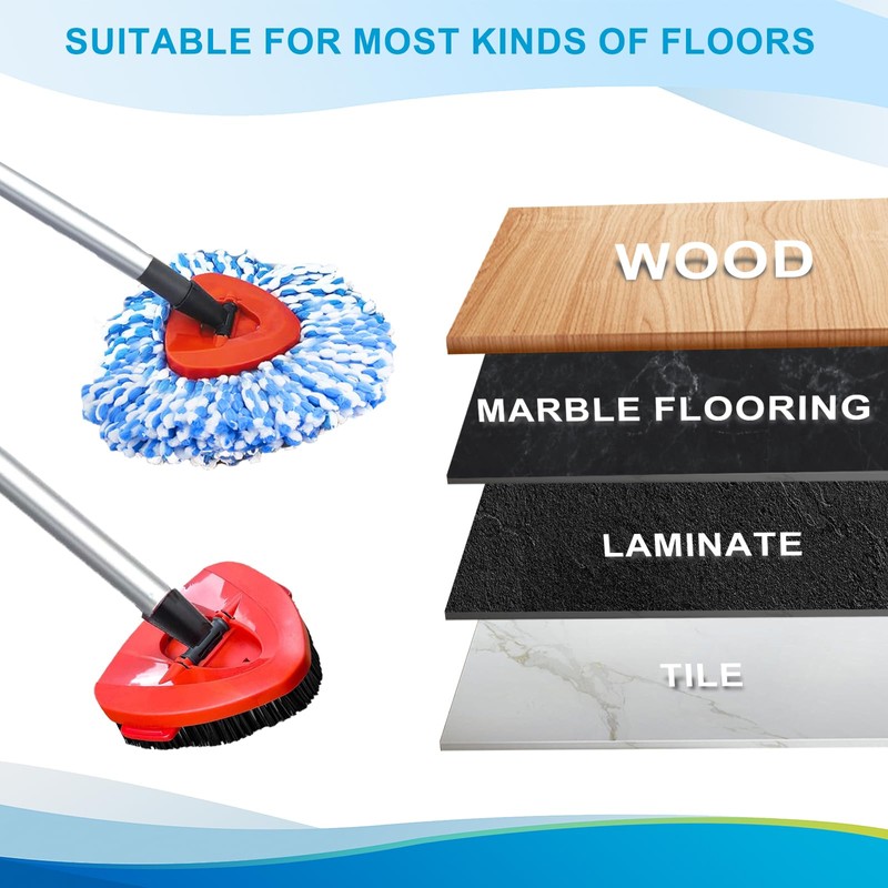 O Cedar 8 Pack Spin Mop Head Replacement for RinseClean