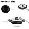 Universal Bath Plug, Sink Plug Replacement, kitchen Sink Plug Drain