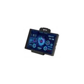 Topiky Computer Temperature Monitor, PC Sensor Panel Display, 3.5 Inch IPS Full Screen Display, PC Temperature Display with Small Screen for AIDA64 PC CPU RAM Hard Drive Data Monitor (Black)