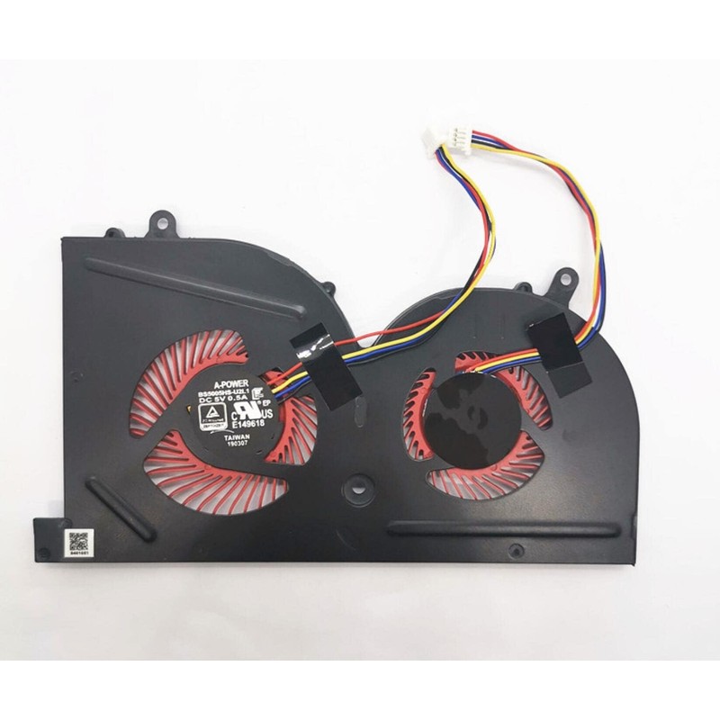 Fleshy Leaf GPU Cooling Fan Replacement for MSI GS63 GS63VR