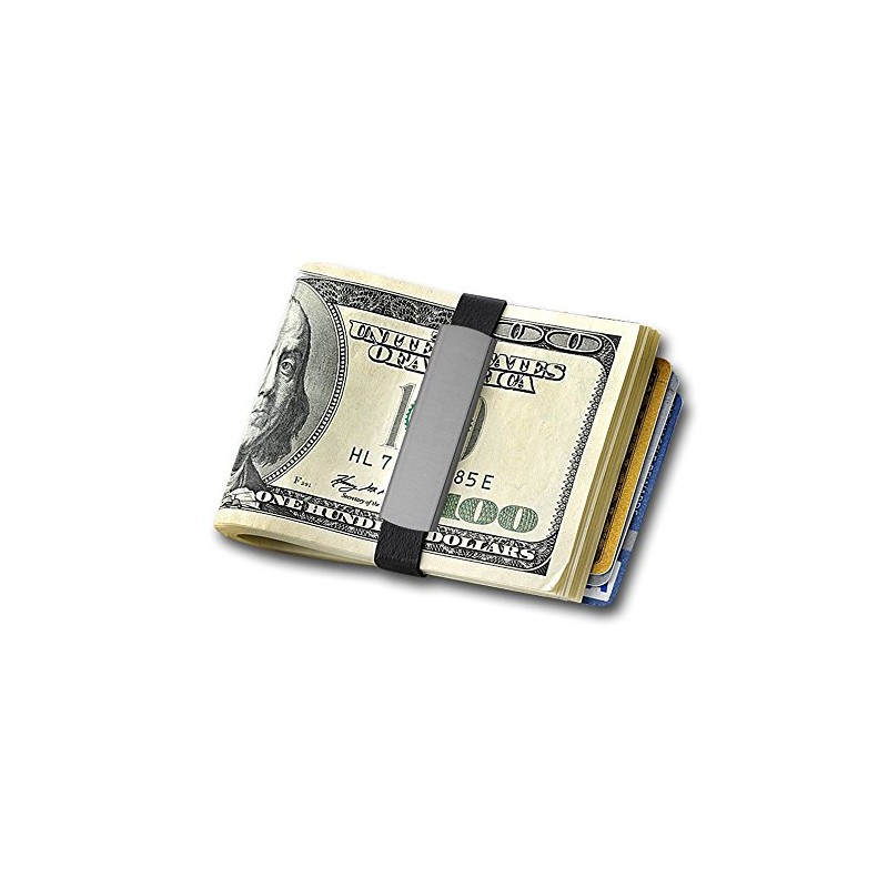 Grand Band Lux Grey Green Rectangle Annodized Aluminum Plaque Money