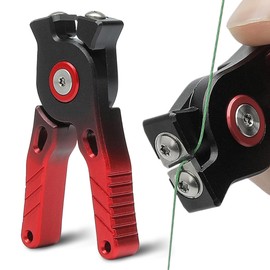 Tungsten Carbide Fishing Line Cutter Portable Mini Fishing line Clipper Nippers Quick Line Cutter tungsten alloy Fishing Tool (Red+Black)