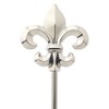 Barfly Fleur De Lis Picks, Set of 12, Stainless Steel