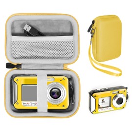 CaseSack Case for Waterproof Camera Compatible with Yifecial, Kaisoon Tech, Heegomn, Vmotal, S & P Safe and Perfect, Underwater Camera, Kid Underwater Camera/Video Camera