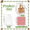INTERWARM 24Sets Mini Woven Baskets with Handles Bulk, Mini Picnic