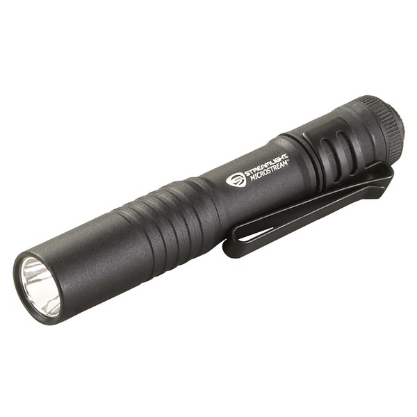 Streamlight LED Penlight, Aluminum, Maximum Lumens Output: 45, Black, 3.60" 66318 - 1 Each
