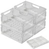 Rosenstein & Söhne Stacking Box: Set of 4 Foldable Fridge