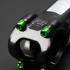 CNC Bike Stem Bolts，Stem Bolts for BMX/MTB/Road Bike with Washers,Green