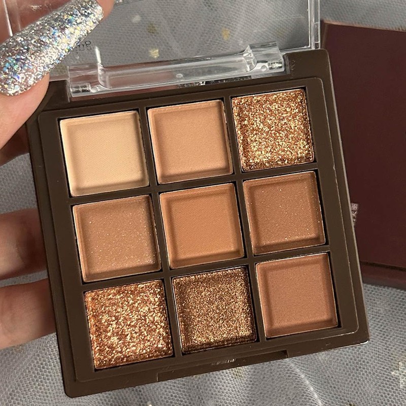 CAKAILA Neutral Nude Brown Smokey Eye Shadow Palette,Rose Gold Bronze