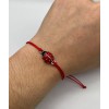 Elephant Ladybug Red String Adjustable Bracelet Silver Plated Pack of