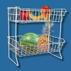 Decora Frutero Exhibidor Anaquel Organizador De Alambre 2 Niveles