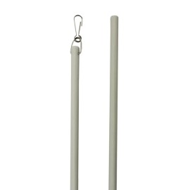 Graber Kirsch 36" Fiberglass Drapery Baton Wand with Stainless Steel Snap Hook