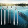 4 pcs Stainless Steel 2 Prongs Harpoon Gig Gaff Hook