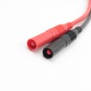 10Pcs Insulated Safety Straight Seal Protection Shrouded 4mm Banana Plugs