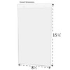 Marketing Holders 8½”W x 14"H Sign Holder Check List Warnings