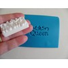 Queen stamp for soap pottery and polymer clay