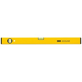 BMI 689040P-GELBCON Powder Coated "Ecoline" Alu-Spirit Level, Yellow, 40 cm