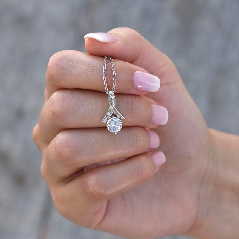 An Unsere Tochter Geschenk von Mama und Papa, Cubic Zirconia