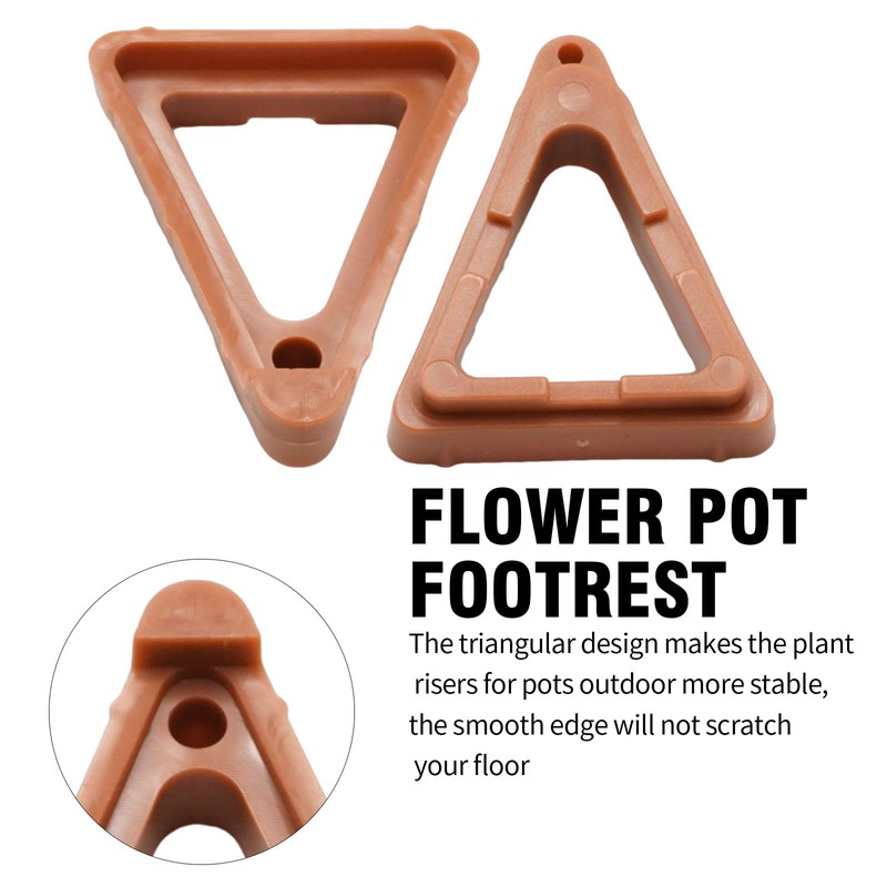 20 Pcs Pot Feet, Risers Toes Triangle Pot Feet, for