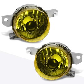 Pair of Amber Lens Front Bumper Driving Fog Lights Compatible with 93-95 Honda Civic Del Sol EG EH6