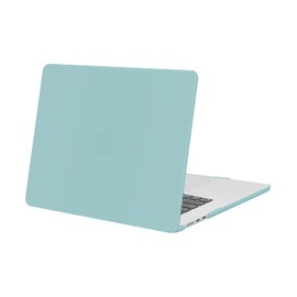 MOSISO Case Compatible with 15 Inch MacBook Air M4 M3 M2 A3241 A3114 A2941 2025 2024 2023 Chip with Liquid Retina Display & Touch ID, Protective Plastic Hard Case Cover, Aquamarine