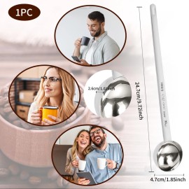 Hariendny 2 Tablespoon Coffee Scoop Stainless Steel Long Handle Measuring Spoon 2 tbsp ...