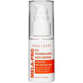 NINELESS-MELA-PRO 5% Tranexamic Acid Serum 30ml Sérum Facial Iluminador con Ácido Tranexámico, Ácido Hialurónico y Glicerina Reduce Manchas Oscuras, Hiperpigmentación y Enrojecimiento Hidratación Profunda y Fórmula Suave para Todo Tipo de Piel