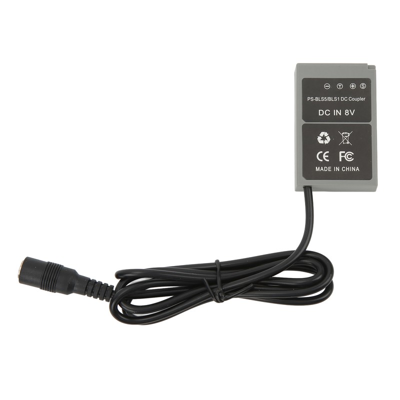 PS BLS5 BLS1 Dummy Battery DC Coupler For Olympus Pen