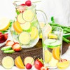 35pcs Artificial Lemon Slices Blocks Red Cherries, Fake Fruit Simulation