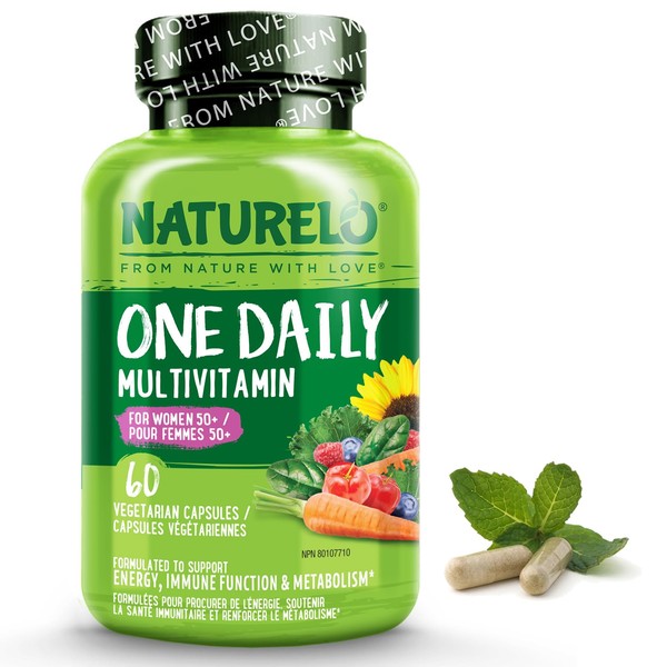 NATURELO NATURELO One Daily Multivitamin for Women 50+ (Iron Free)