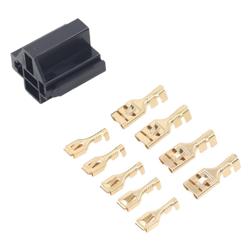 10pcs Relay Connector Kit Bracket 5 Pin Housing Socket 12V
