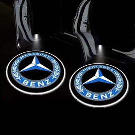 KLIFE LIMITED  2Pcs LED Car Door Projector Welcome Light for Honda Civic/Accord/CR-V/Fit/HR-V/Vezel/Odyssey:_BENZ-2