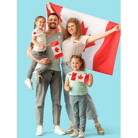 JUNEBRUSHS 30pcs Canada Flag Pin Canadian Souvenirs Maple Leaf Enamel Lapel Pins for Men Women Canada Day Clothes Bags Decor Accessories(6 Designs)