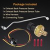 LoloWheat Stainless Steel Exhaust Back Pressure Sensor Tube & EBP