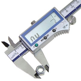 iGAGING Fastener Cal Digital Caliper 0-12"/300 mm - IP54 Electronic Caliper - Quick & Accurate Inch/Metric/Inch Fractional/Fastener Size Reading - Includes Case, Manual, & Battery