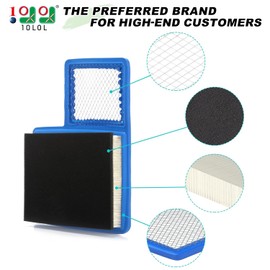 10L0L Golf Cart Tune Up Kit for Yamaha G16 G19 G20 G21 G22 G29 Drive Gas Vehicles 1996-up with 301cc/357cc Engine, Air Filter JN6-E4450-01 JN6-E445E-00, Fuel Filter, Spark Plug