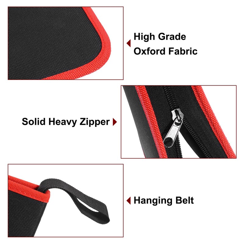 sourcing map Handheld Tool Case 8" x 6.88" x 1.18"