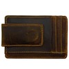 HOPSOOKEN Money Clip RFID Front Pocket Wallet Men Leather Slim
