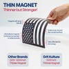 GRITKULTURE American Flag Perfect-Cut Super Magnet 3 Pack for Trucks,