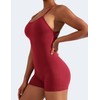 YEOREO Backless Tummy Control Jumpsuits for Women One Piece Workout