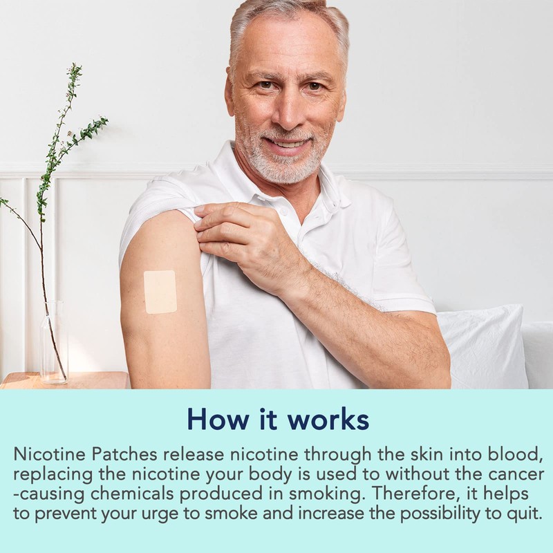 Stop Aid,Helping Quit Patch,Stop Patches,Step 1,30 Patches,21mg Delivered Over 24