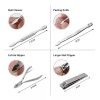 Generice Juego De Cortaúñas D/acero Inox. P/manicura, Pedicura, 19 Pz