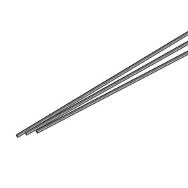 MECCANIXITY Carbon Fiber Rod Pole, 3mm x 300mm for RC Plane DIY Tool Wing Tube Quadcopter Arm, Pack of 3