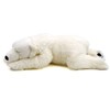 TAMMYFLYFLY Sleep Polar Bear Plush,Cute Stuffed Animal, Plush Toy, 14