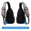 WATERFLY Sling Bag Sling Backpack Crossbody Bag Hiking Daypack for