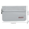 Fireproof Document Bag Waterproof and Fireproof Money Bag with Dual