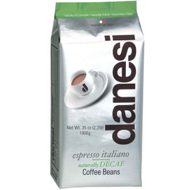 Danesi Caffe Italian Coffee Beans (Whole Roasted Coffee Beans for Espresso) - Espresso Coffee Beans (Medium Roast Whole Bean) Coffee Bean - Coffee Beans Espresso - Coffee Whole Bean - Decaf (4.5lb)