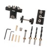 Dowel Jig Quick Precise Positioning Hole Drill Locator Aluminum Alloy