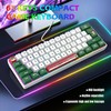 Snpurdiri 60% Wired Gaming Keyboard, RGB Backlit Small Ultra-Compact 61
