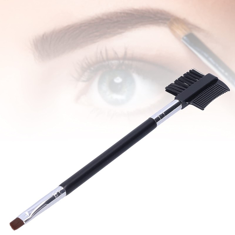 Double Head Eyebrow Eyelash Comb/Brush, Eyelash Makeup Tool for Mixing